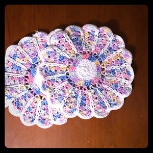 Vintage Handmade Crochet Trivets